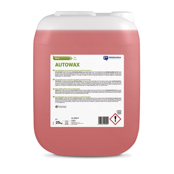 AUTOWAX - Cera concentrada hidrofóbica e dá brilho - GAR. 25 Kg