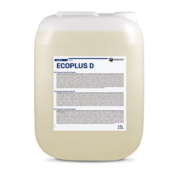 ECOPLUS D - Detergente alcalino clorado de espuma controlada - GAR. 27kg