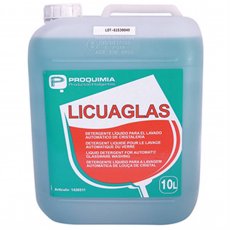 LICUAGLASS - Detergente alcalino especial copos e vidro em máquinas automáticas - GAR. 10Lt