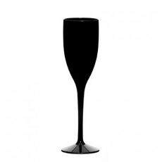 COPO FLUTE / CHAMPANHE / ESPUMANTE PRETO 10CL - Caixa com 6 unidades - PERSONALIZÁVEL