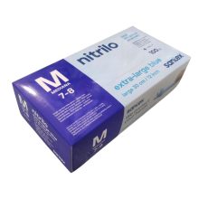 GD30BC - Luvas Nitrilo s/pó 30cm – Tam. M – 100 UN