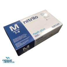 GD22BC - Luvas Nitrilo s/pó Flash Quality - Tam. M - 100 UN