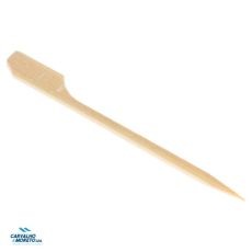 Palitos "Golf" 9 cm Bamboo – Bambu Natural – Emb. 100 un.