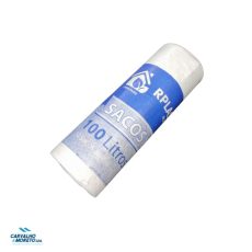 Saco do Lixo Branco 80x90 cm – 100 L – Rolo 10 Sacos (1 Rolo)