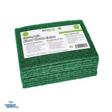 Tiras de Esfregão Fibra Verde 20 × 15,4 cm – Emb. 10 Un.