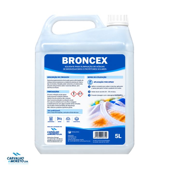 BRONCEX 5 L – Removedor de Nódoas de Bronzeadores e Protetores Solares - Image 2